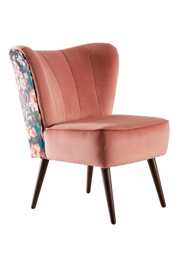 Clarke and Clarke Pink Seville Chair