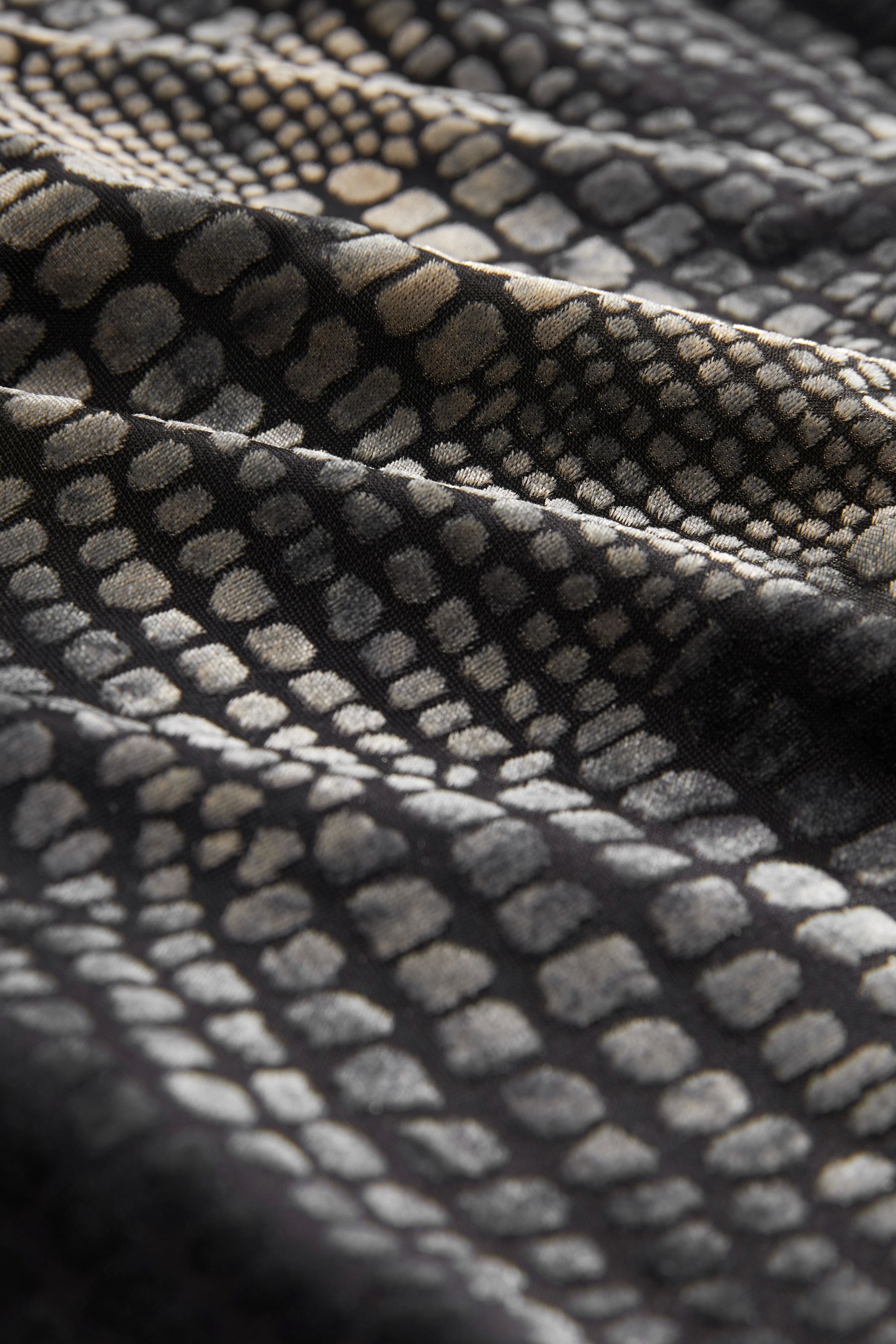 Grey snake print midi dress clearance