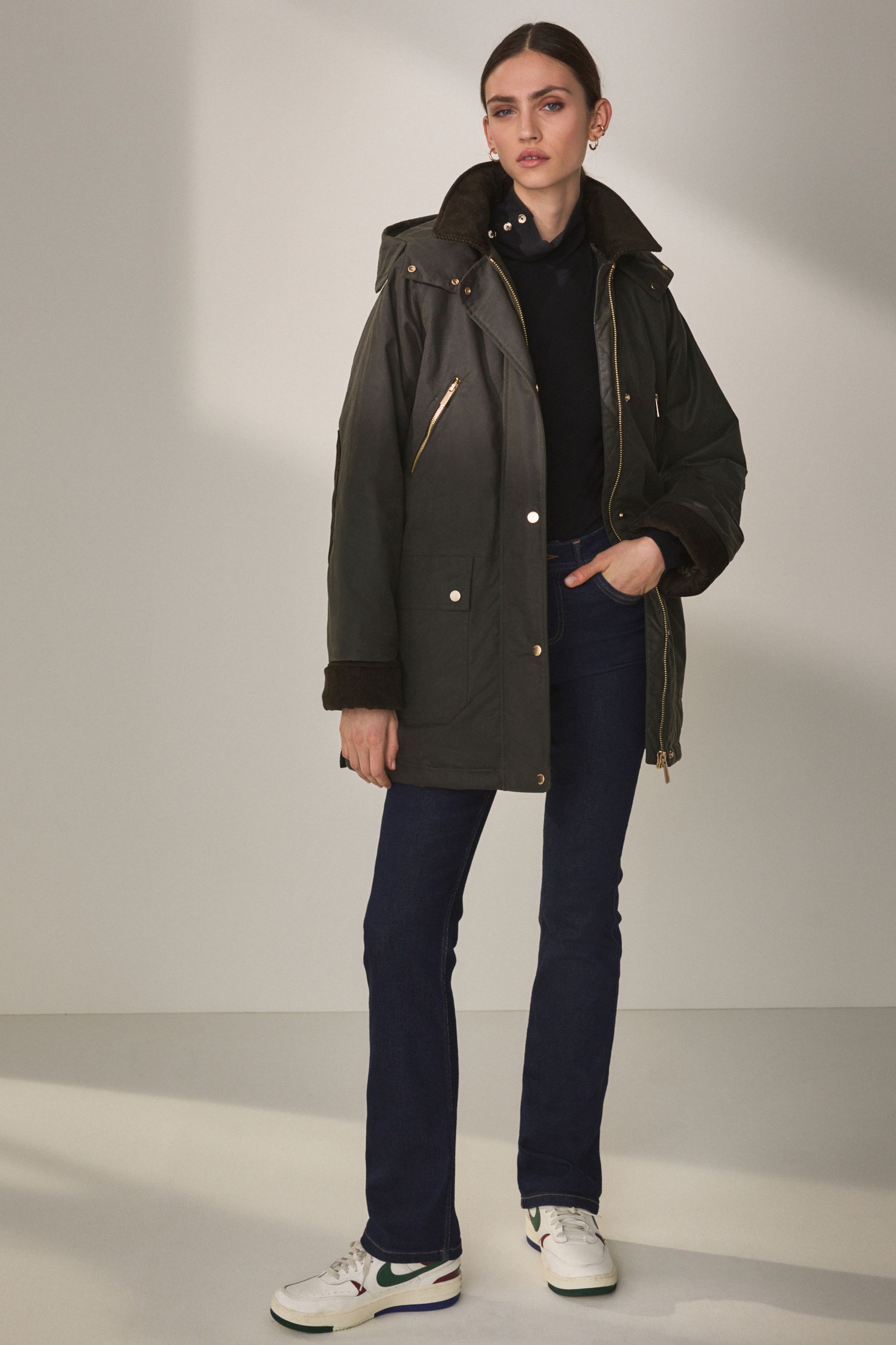 English waxed cotton jacket store