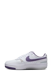 Nike White/Purple Gamma Force Trainers - Image 5 of 12