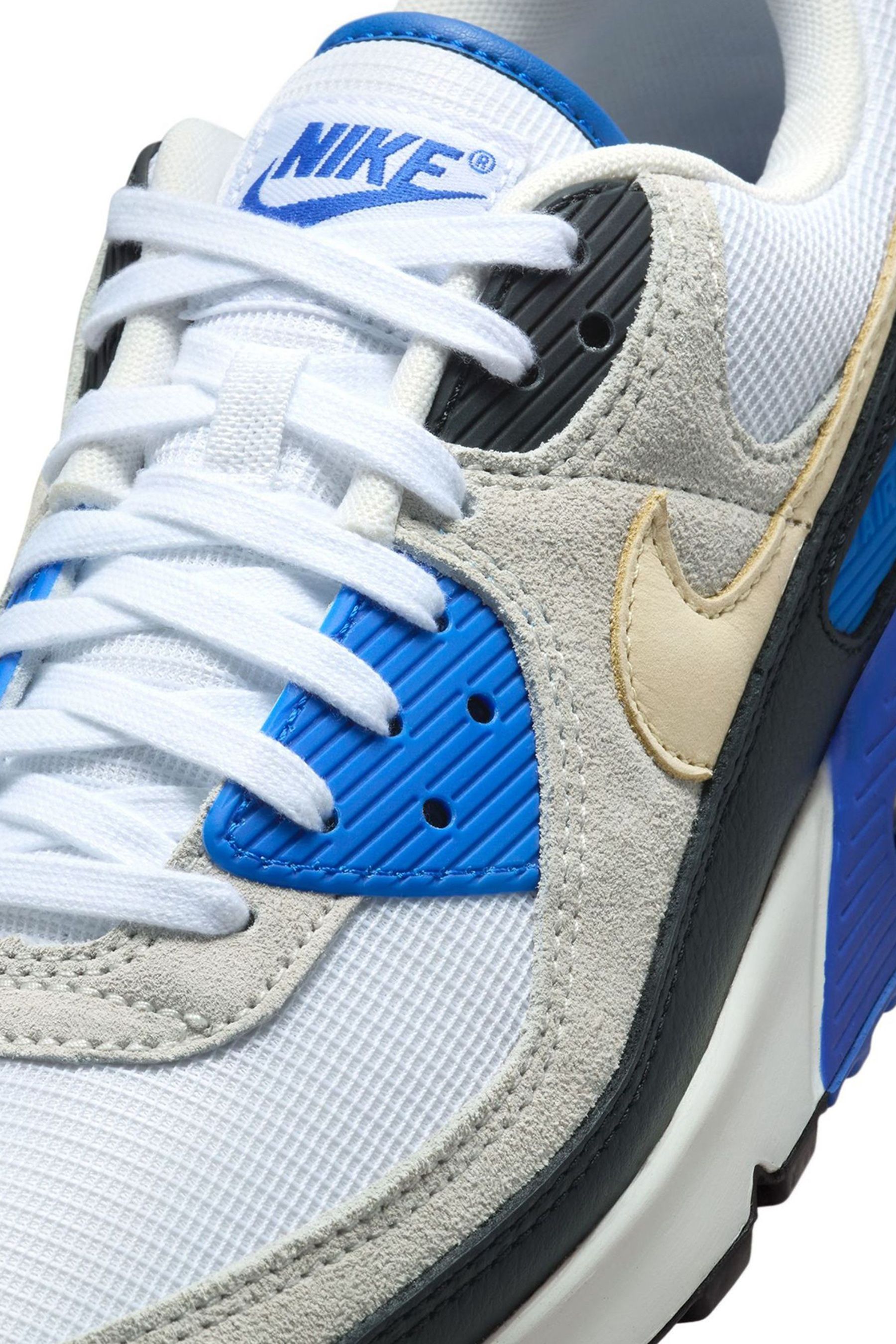 Blue and white nike air max 90 store
