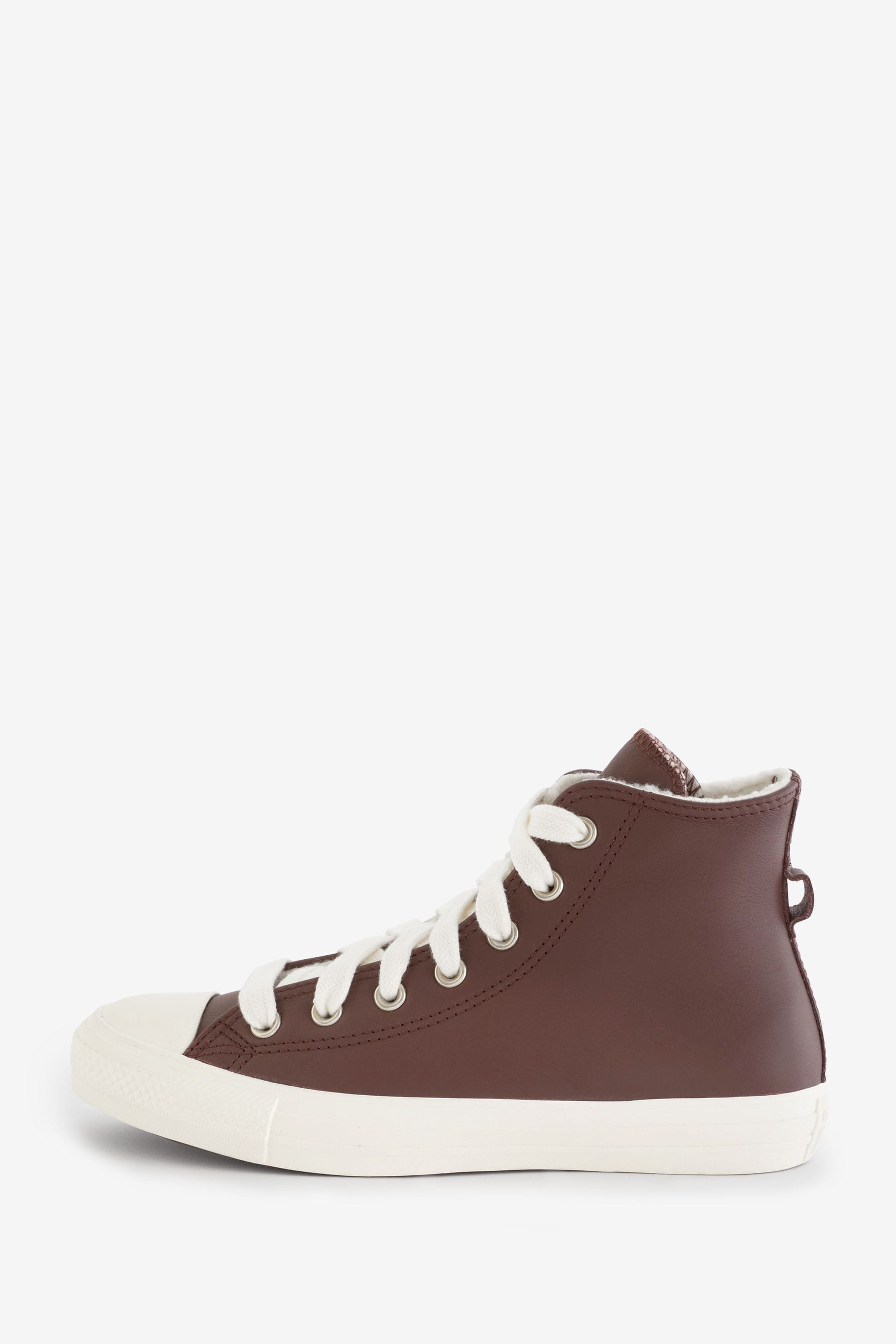 Grey fur lined shop converse