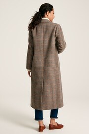 Joules Harrow Check Wool Blend Coat - Image 4 of 10