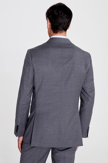 MOSS Tailored Fit Grey Twill Suit: Jacket