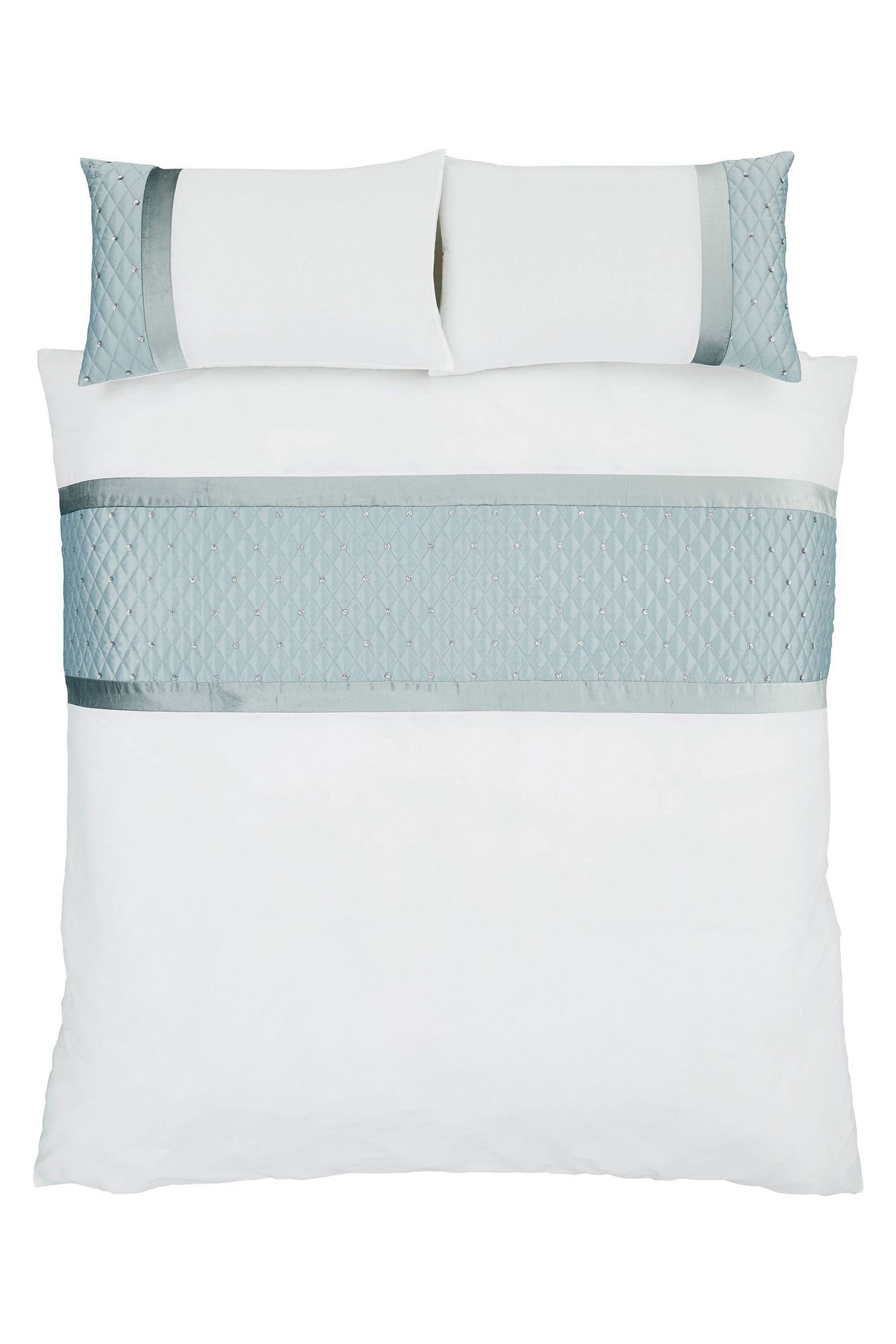 Catherine lansfield sequin cluster bedspread throw 2025