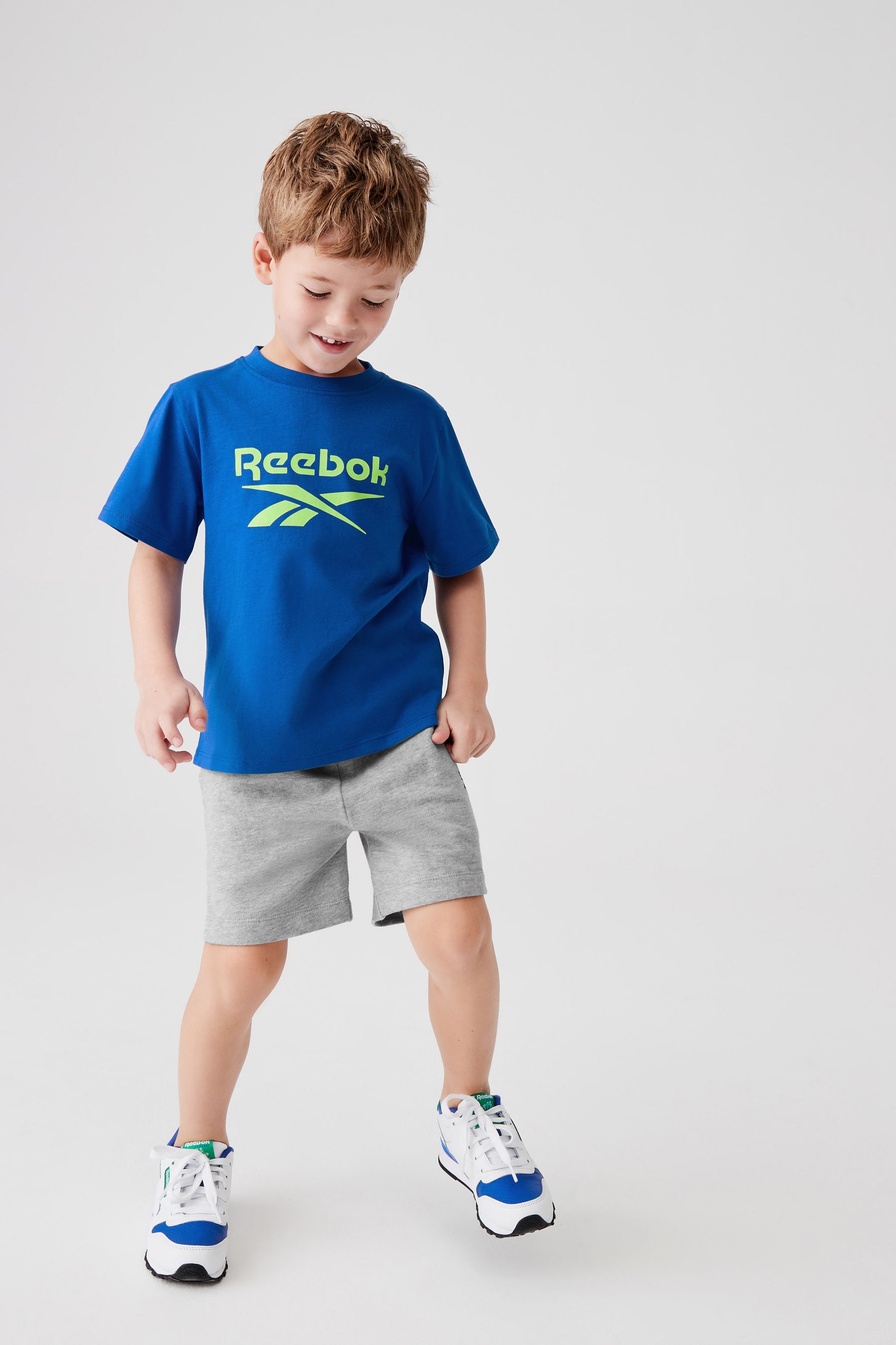 Buy Reebok Junior Logo T Shirt and Shorts Set from the Next UK