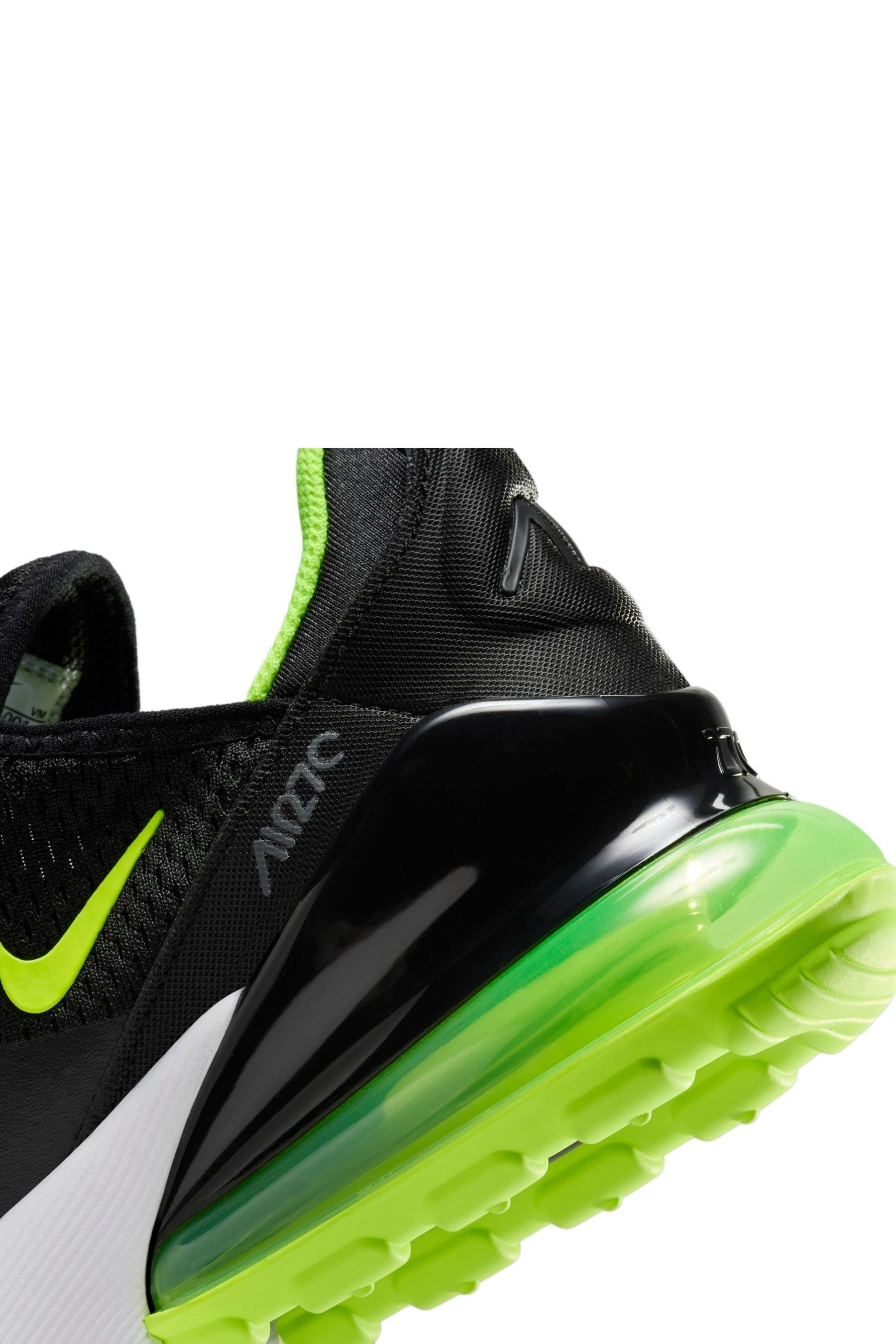 Buy Nike Black Green Youth Air Max 270 Trainers from the Next UK online shop