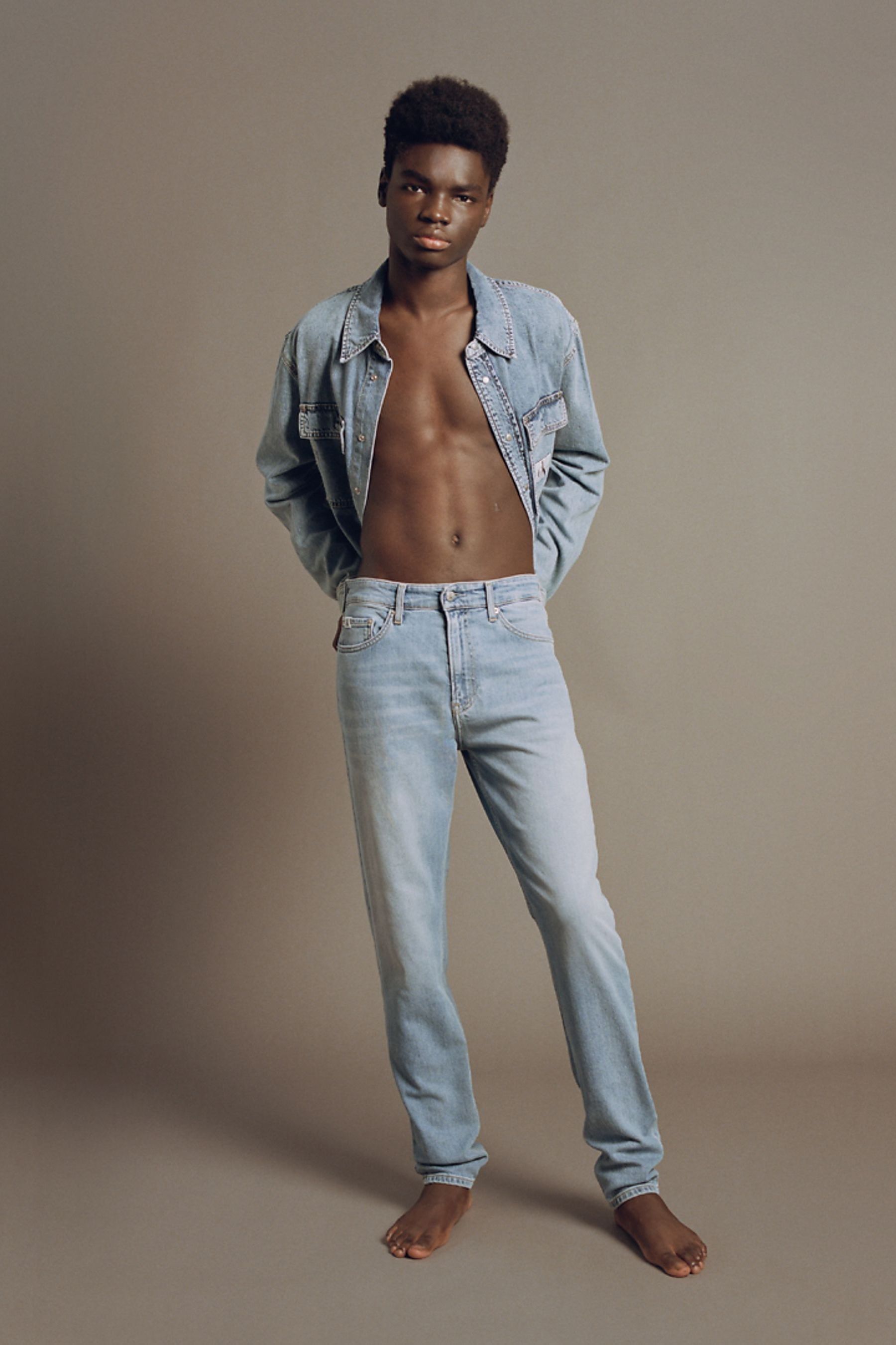 Buy Calvin Klein Jeans Blue 90s Denim Jacket from Next Luxembourg