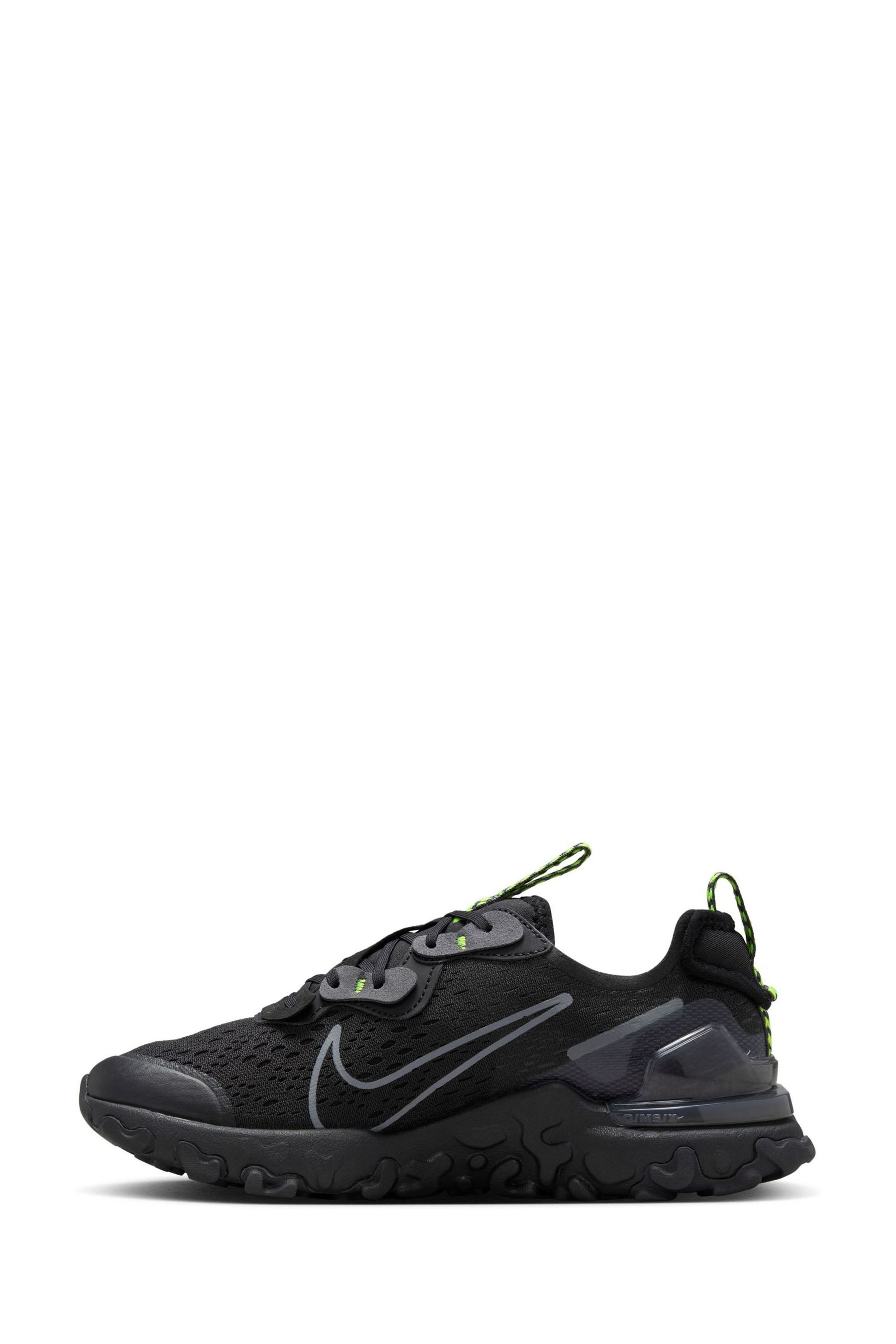 Black and grey nike react 2025