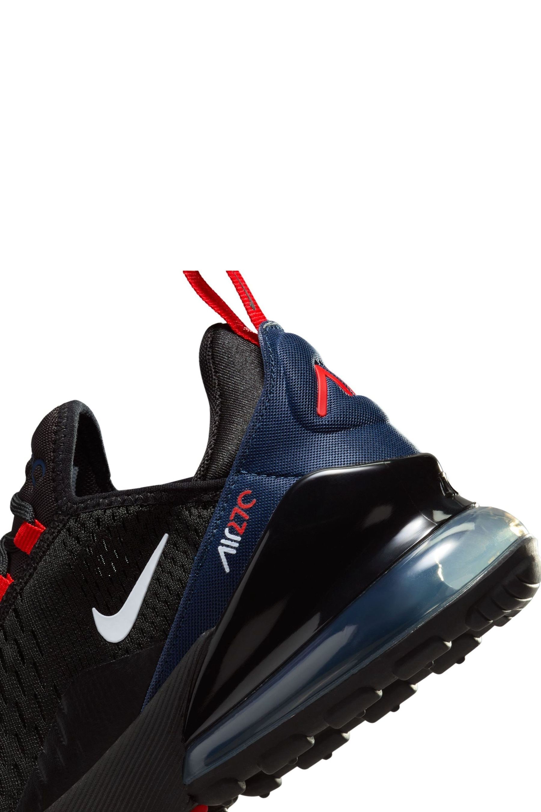 Buy Nike Black Red Youth Air Max 270 Trainers from the Next UK online shop