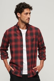 Superdry Red Vintage Check Shirt - Image 1 of 7