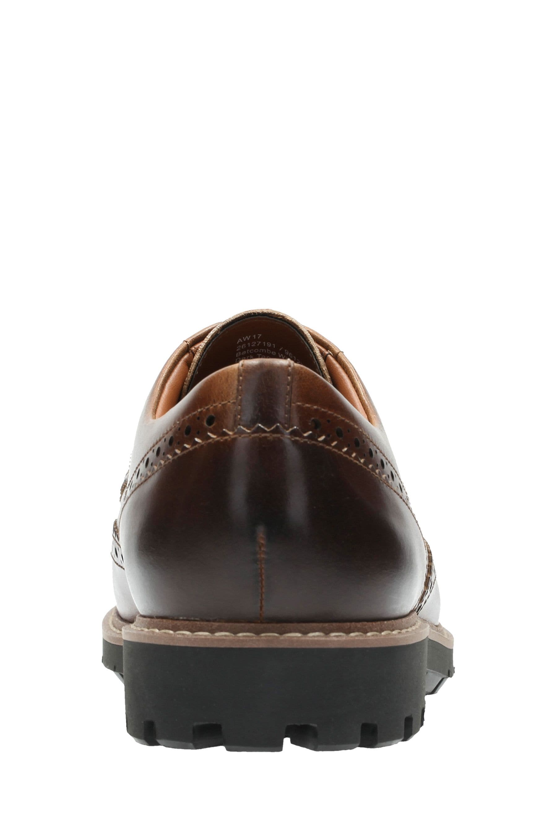 Clarks batcombe wing dark outlet tan