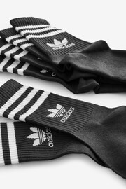 adidas Originals Black Mid Cut Crew Socks 3 Pack - Image 3 of 4