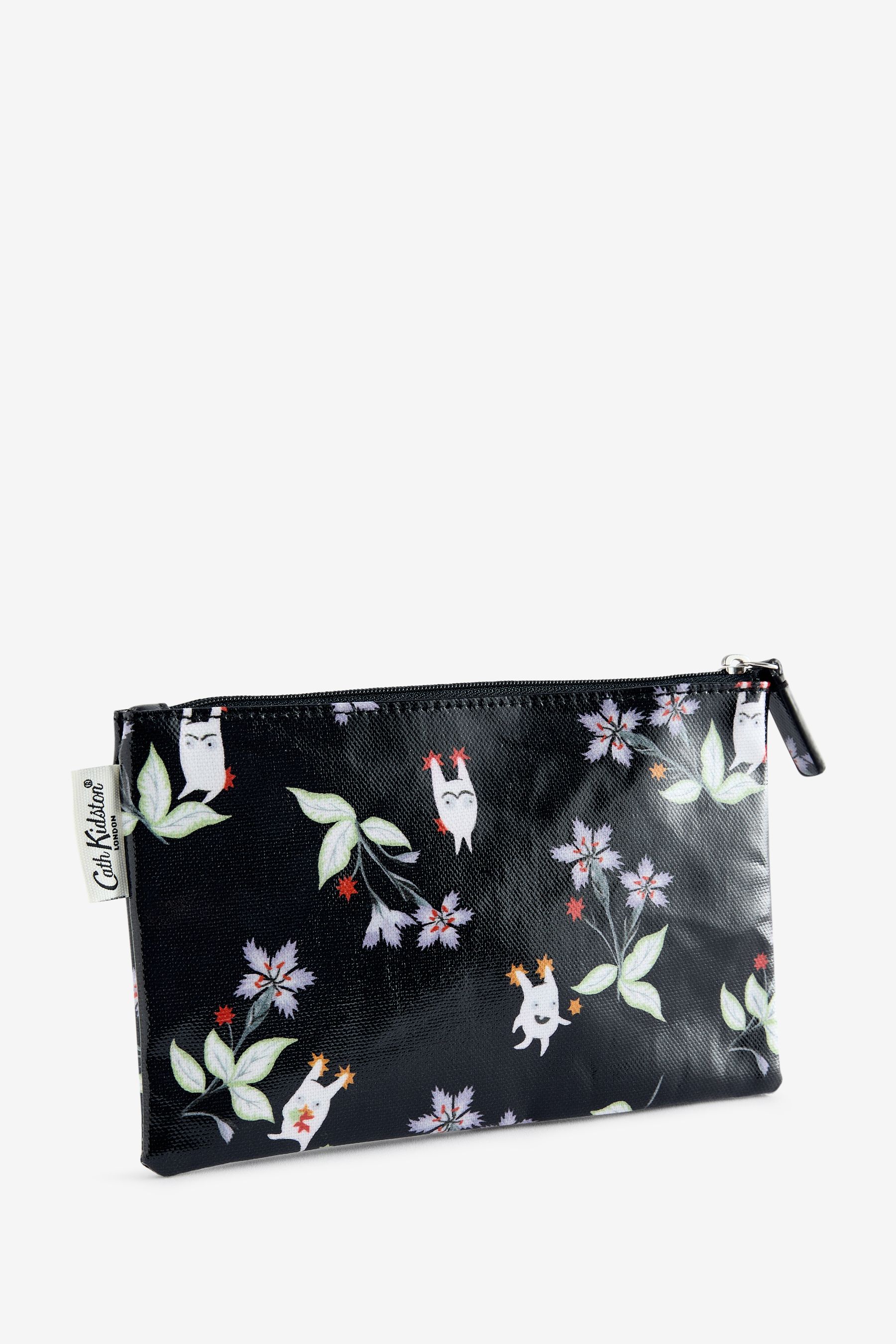 Buy Cath Kidston Black Monsters 100 Cotton Zipped Flat Purse from the Next UK online shop