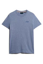 Superdry Light Blue Vintage Logo Embroided T-Shirt - Image 4 of 6