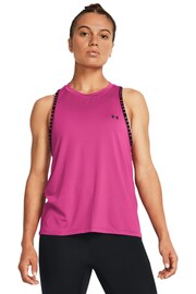 Under Armour Pink Knockout Novelty Tank - Image 1 of 5