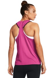 Under Armour Pink Knockout Novelty Tank - Image 2 of 5