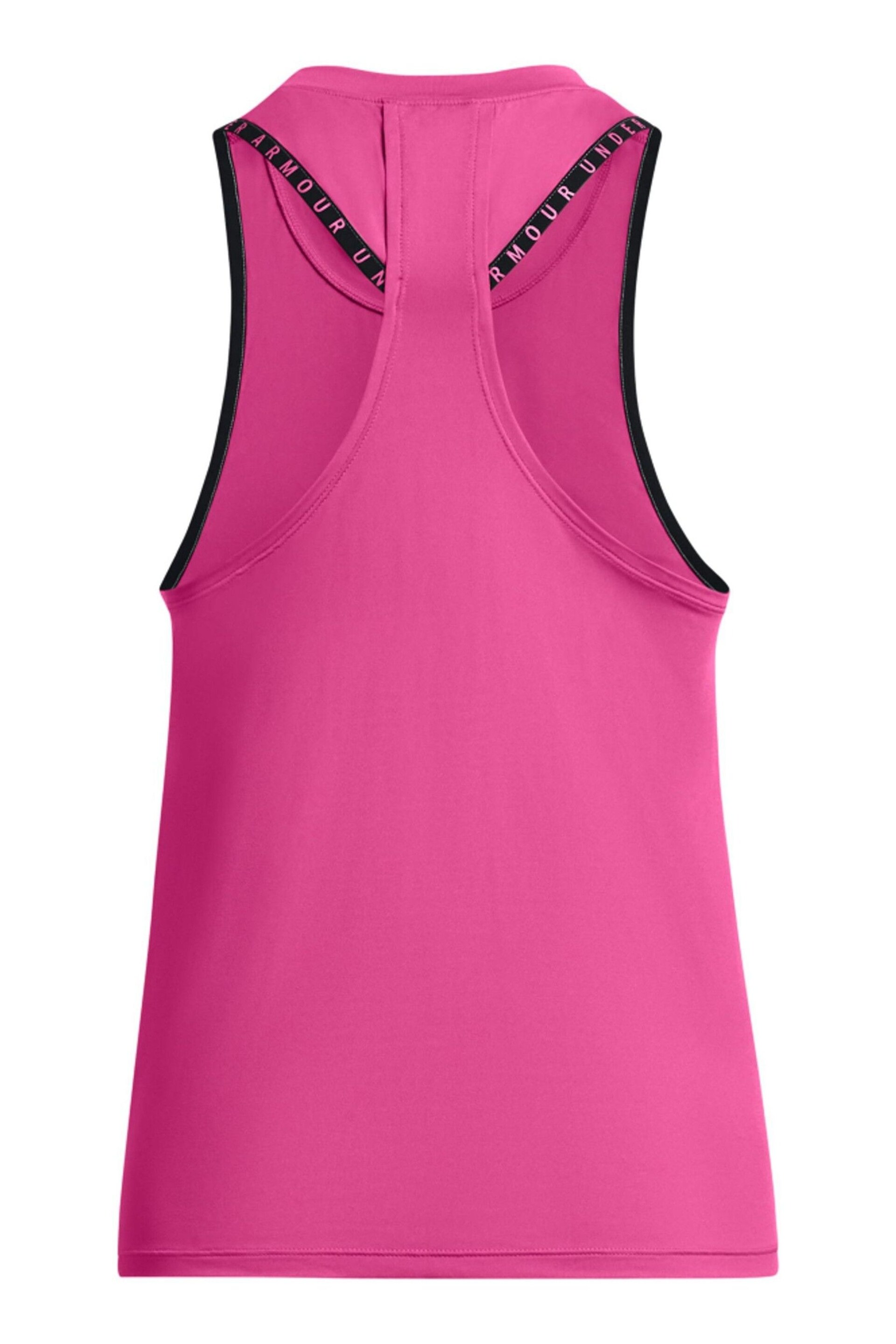 Under Armour Pink Knockout Novelty Tank - Image 5 of 5