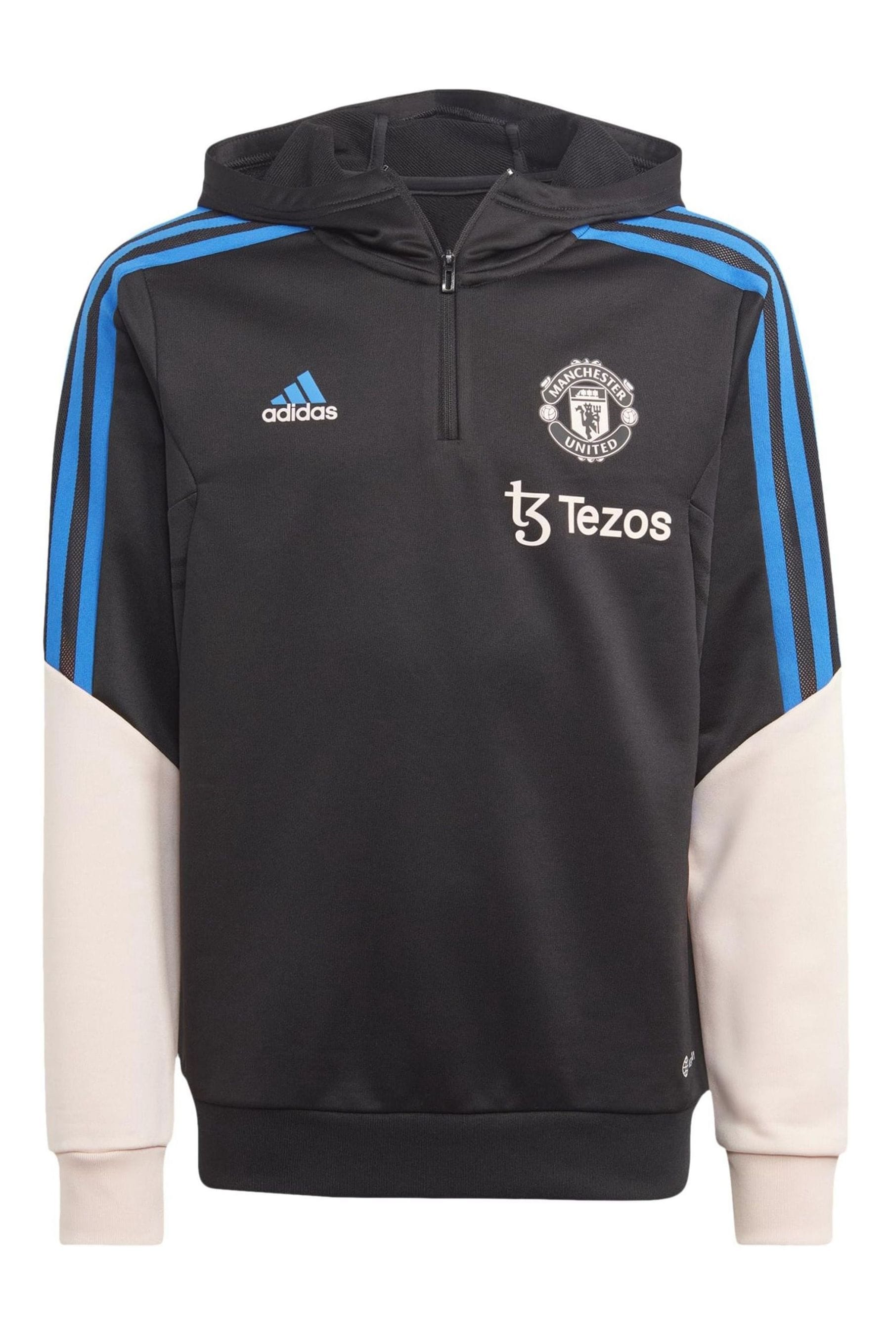 Buy adidas Black Manchester United Training Hoodie Kids from Next Luxembourg
