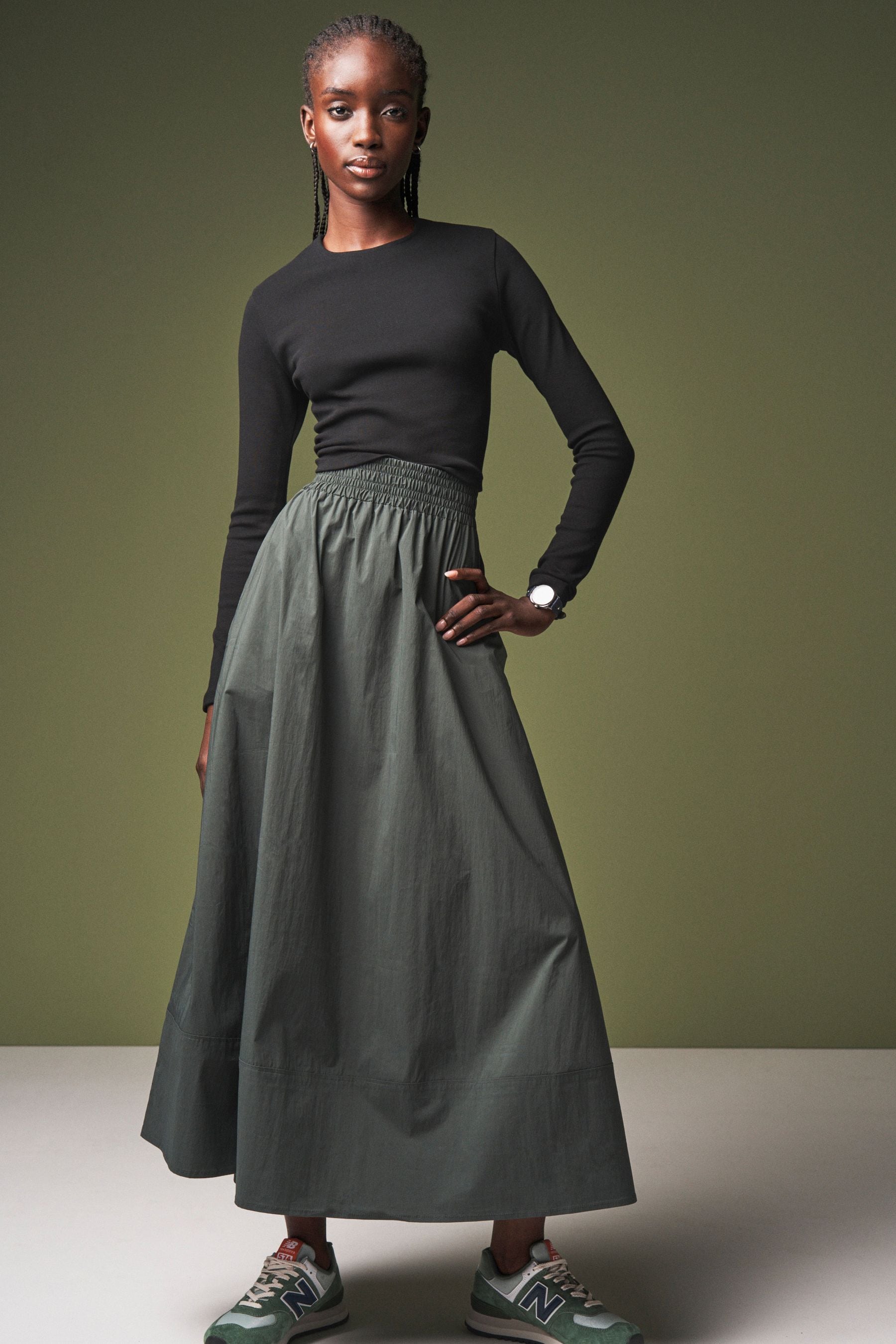 Khaki skirt next top