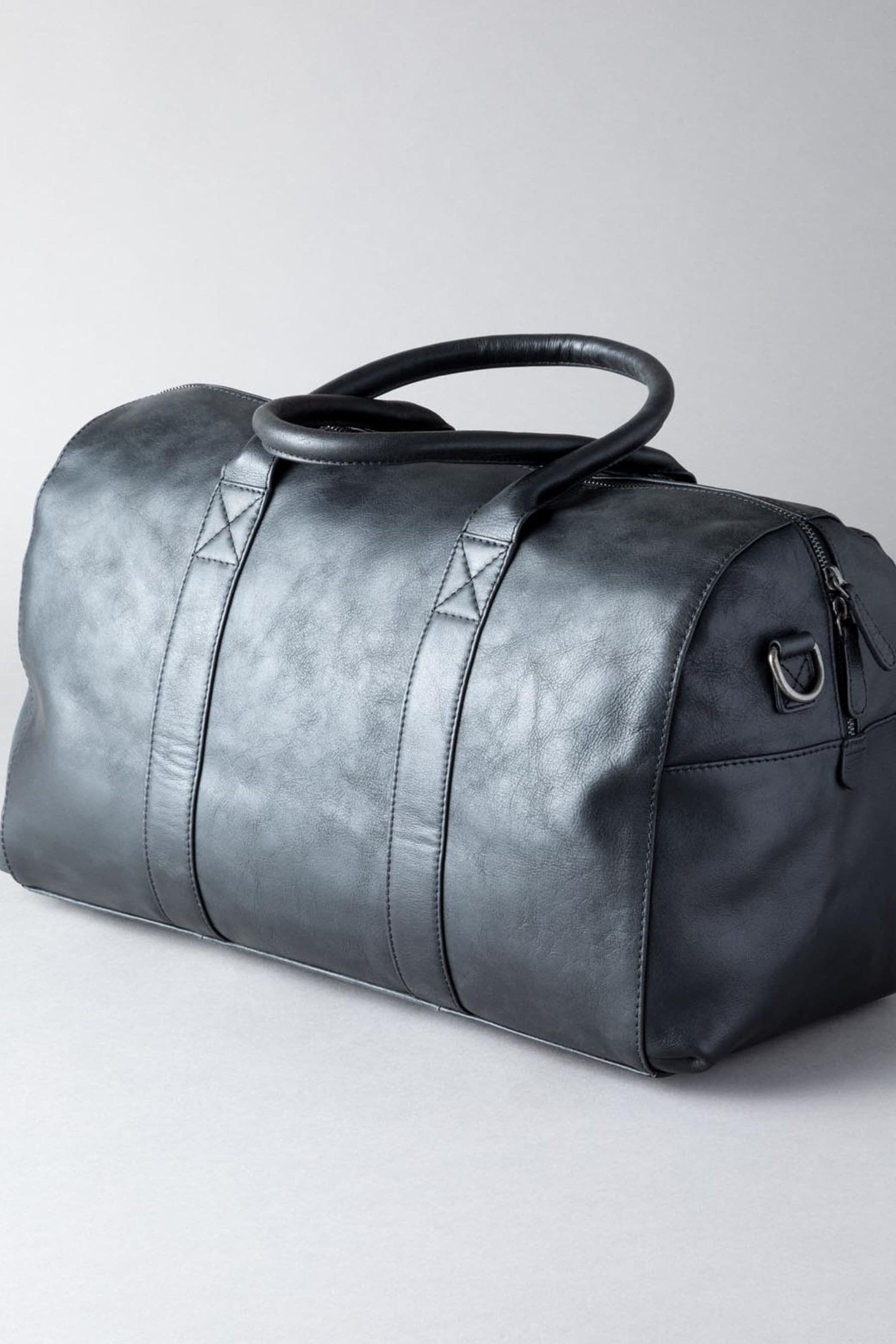 Buy Lakeland Leather Black Scarsdale Leather Holdall from Next Luxembourg