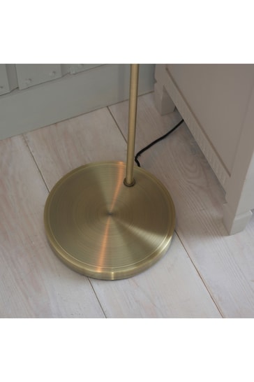 Gallery Home Antique Brass Pierre Floor Lamp