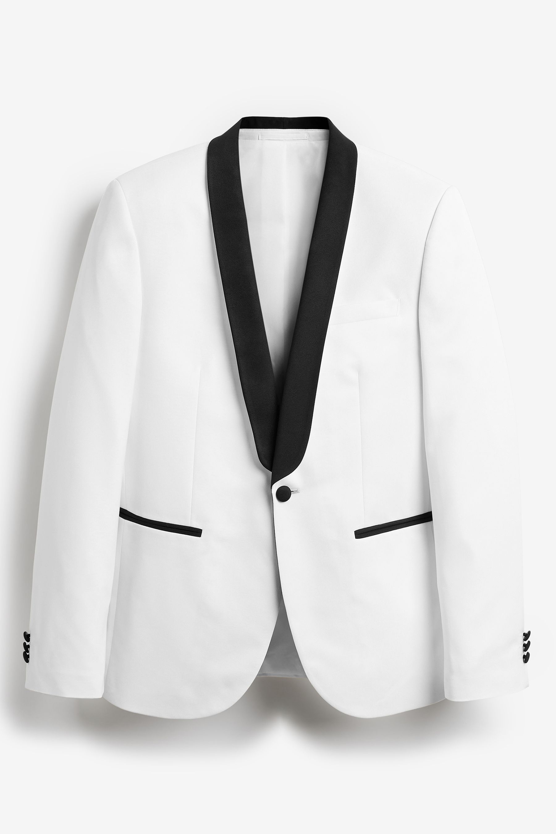 White blazer tuxedo 2025