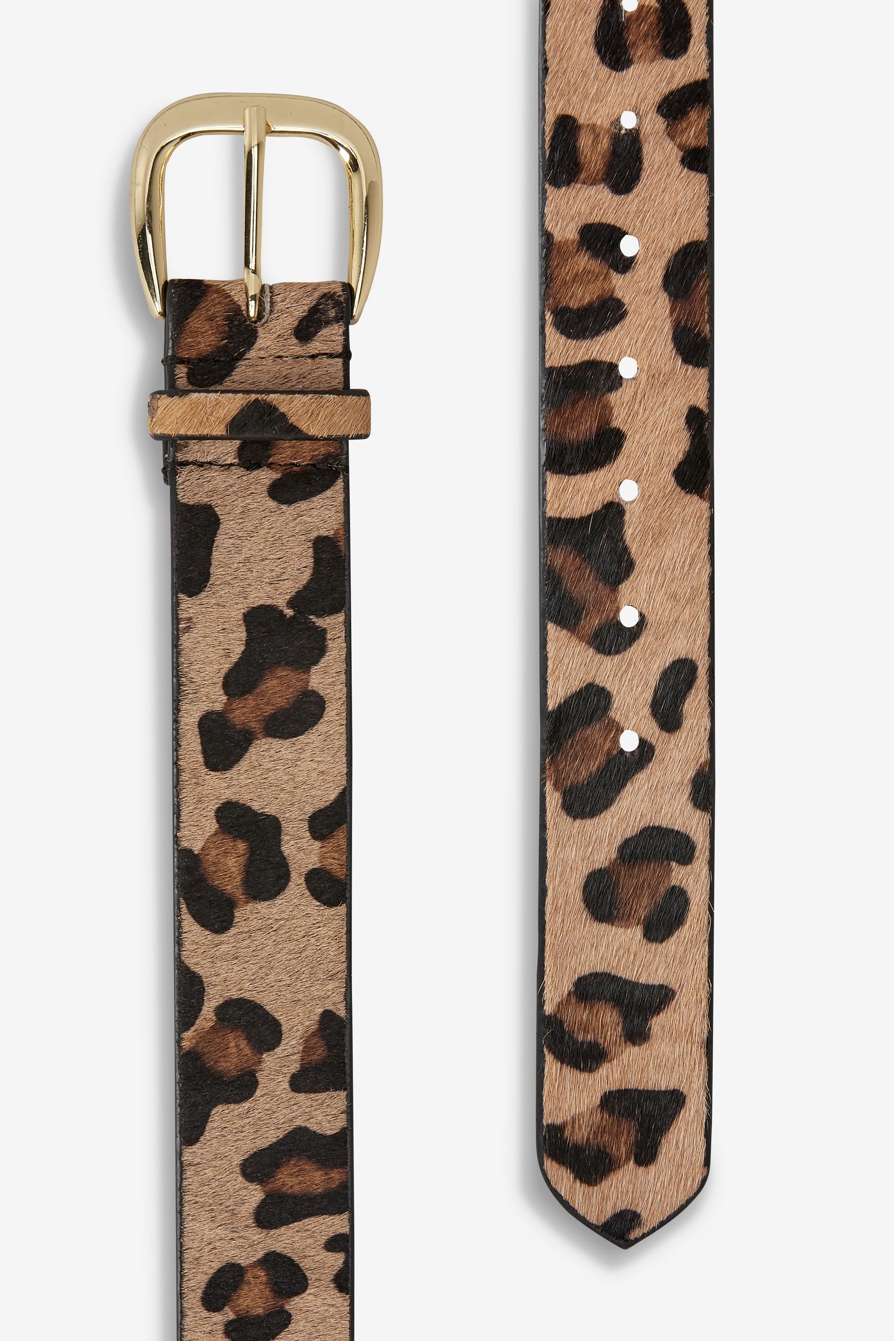 Leopard print top belt uk