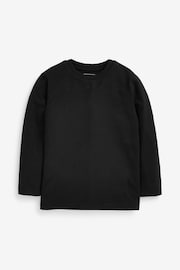 Black Long Sleeve T-Shirts (3-16yrs) - Image 2 of 5