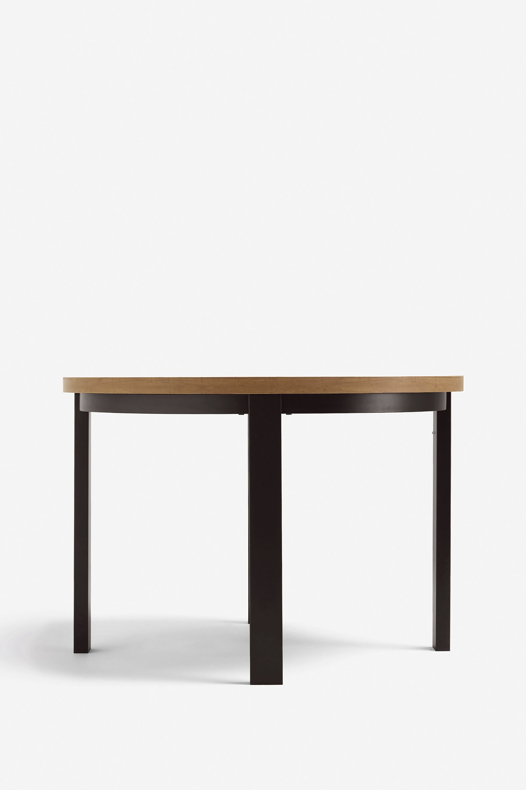 Buy Dark Bronx Oak Effect 4 Seater Round Dining Table from the Next UK ...