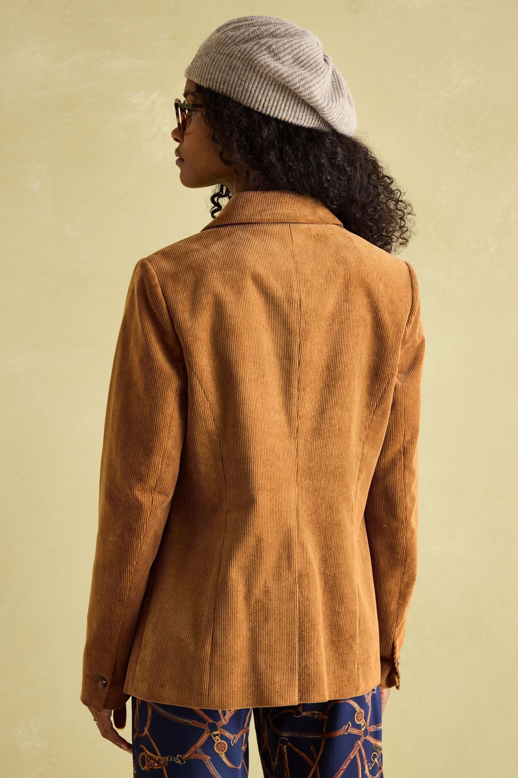 Women's tan corduroy jacket hot sale