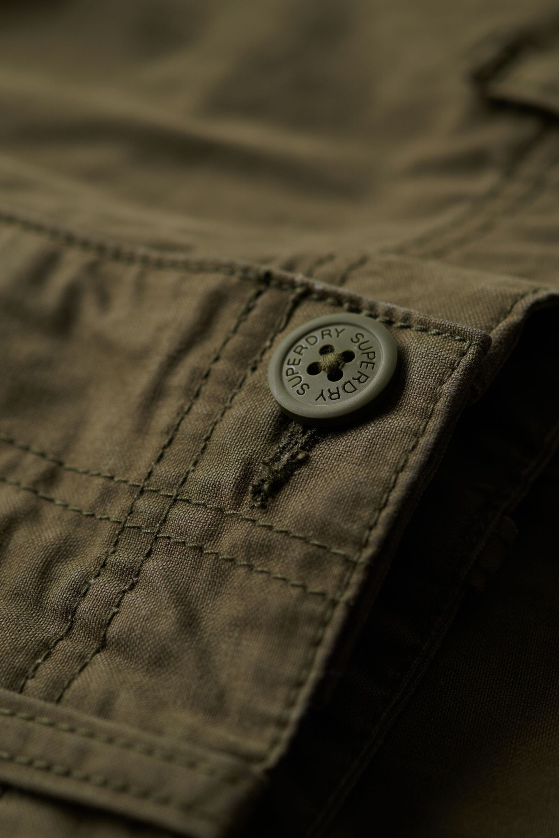 Superdry Green Baggy Cargo Trousers - Image 7 of 7