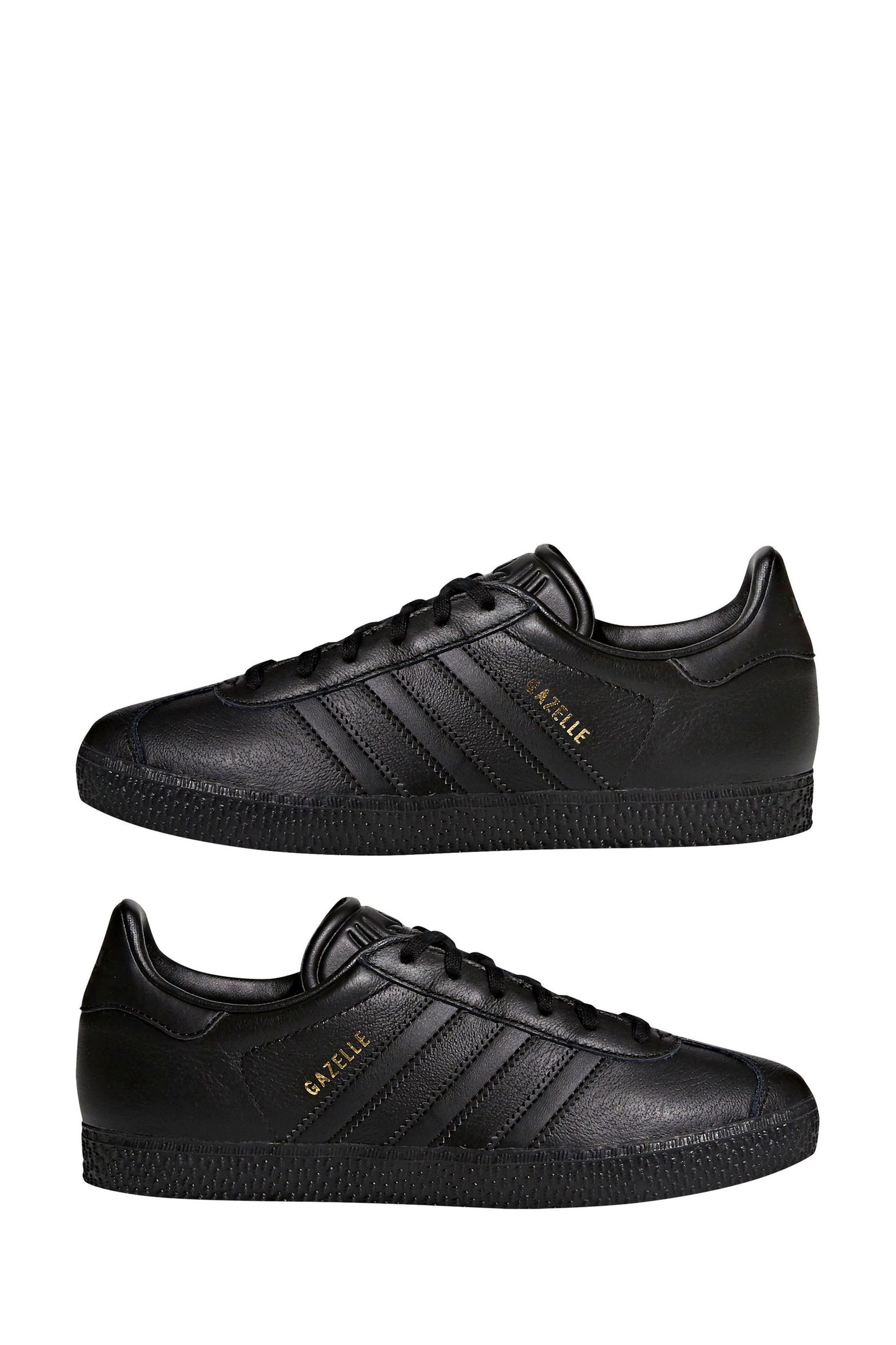 adidas Originals Black Gazelle Junior Trainers