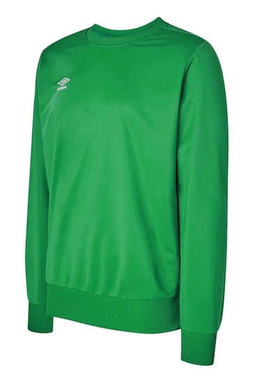 Umbro Green Junior Club Essential Poly Sweatshirt