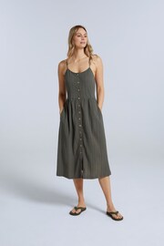 Animal Womens Khaki Green Amelia Organic Dress - Image 1 of 4