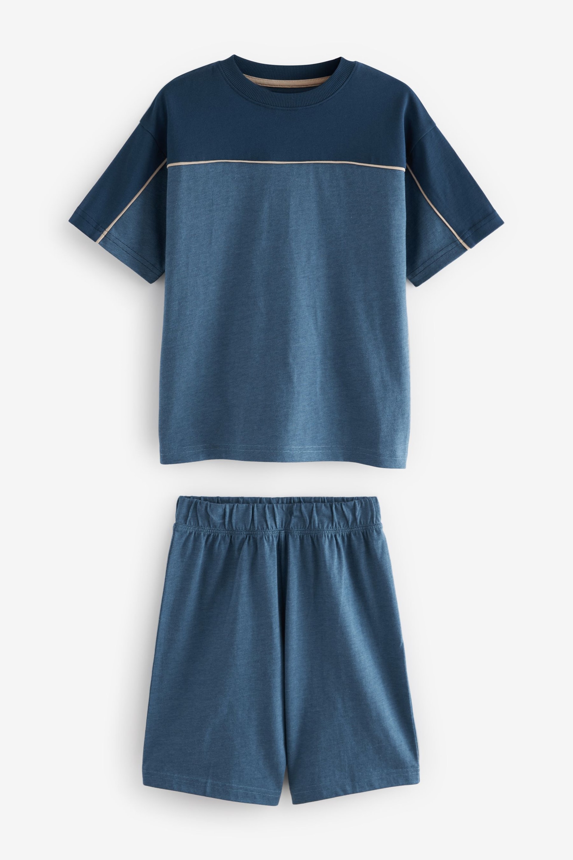 Blue Short Pyjamas 3 Pack (1.5-16yrs) - Image 6 of 9