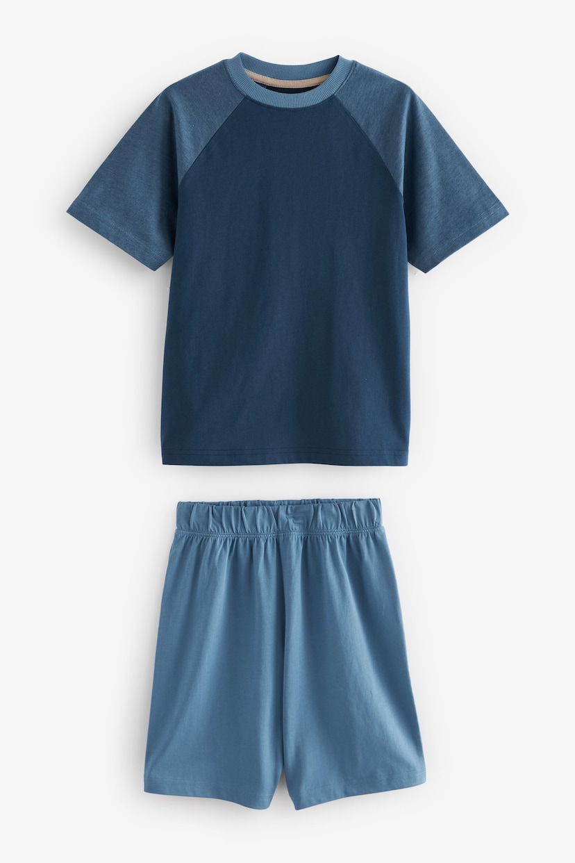 Blue Short Pyjamas 3 Pack (1.5-16yrs) - Image 8 of 9