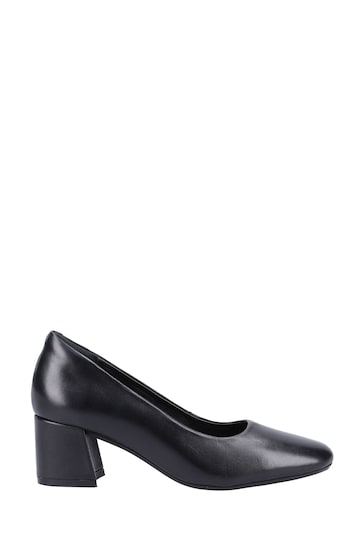 Hush Puppies Black Alicia Court Shoes
