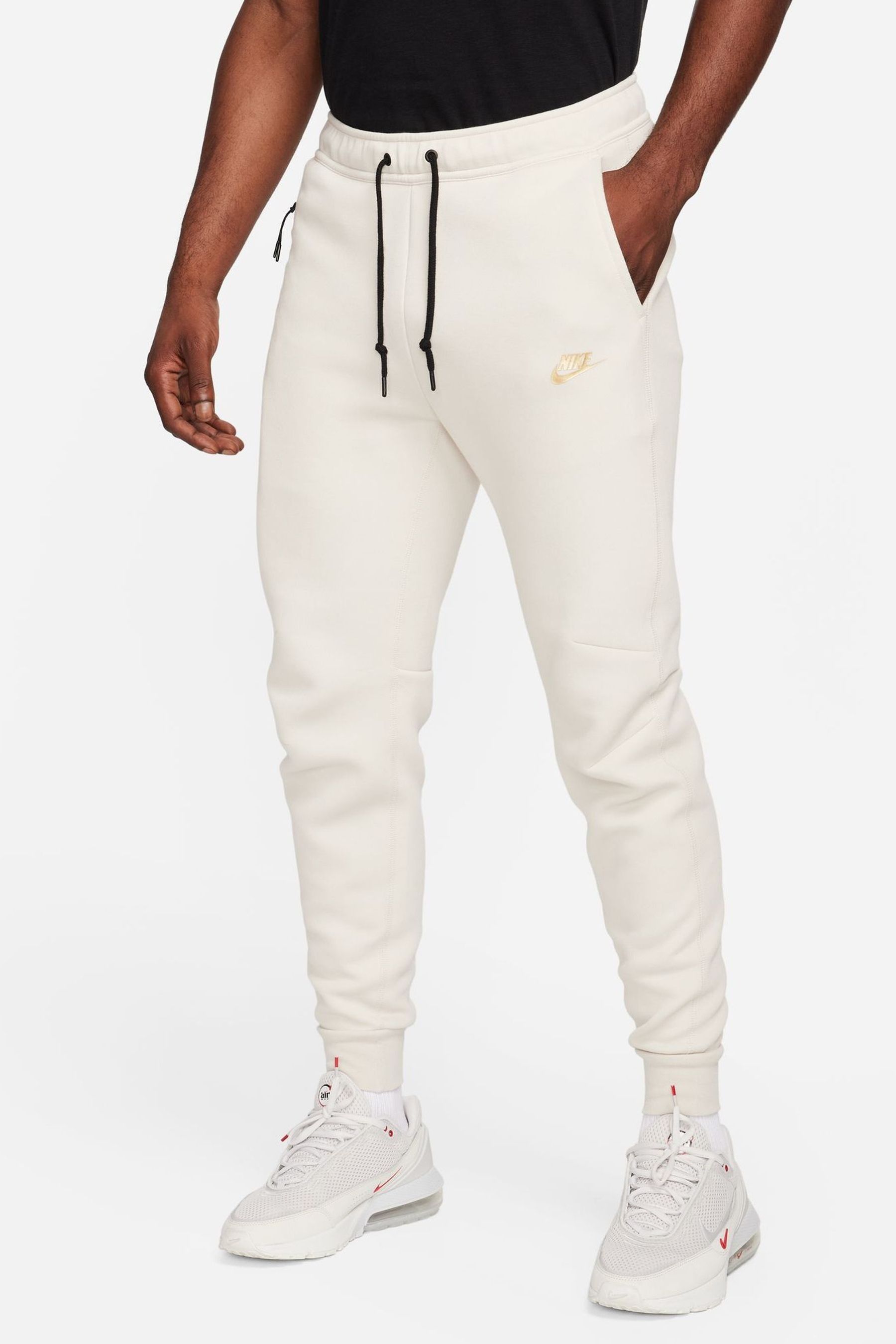 Buy Nike Light Wood Natural Tech Fleece Joggers from the Next UK online shop