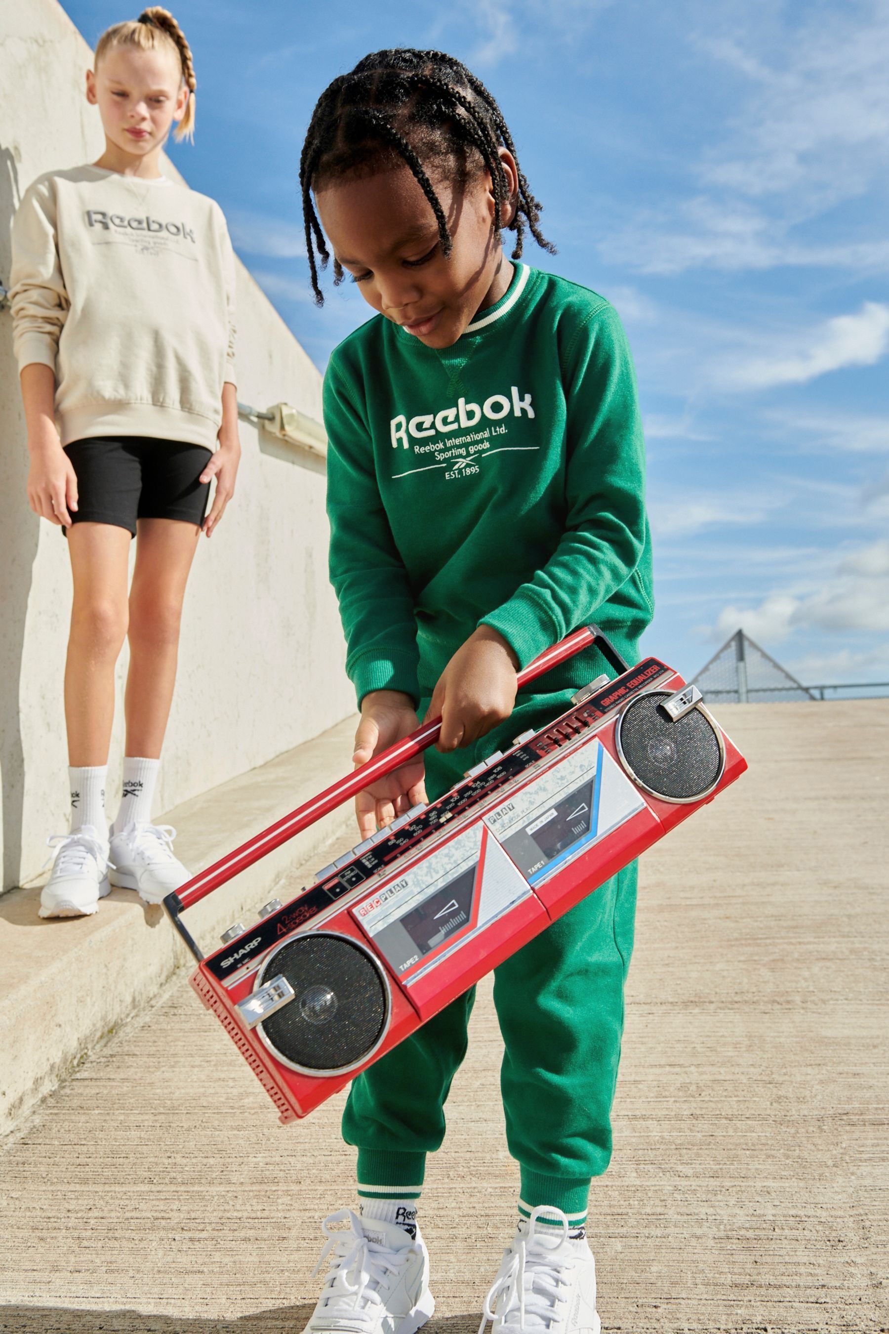 Buy Reebok Junior Sweatshirt and Joggers Set from the Next UK