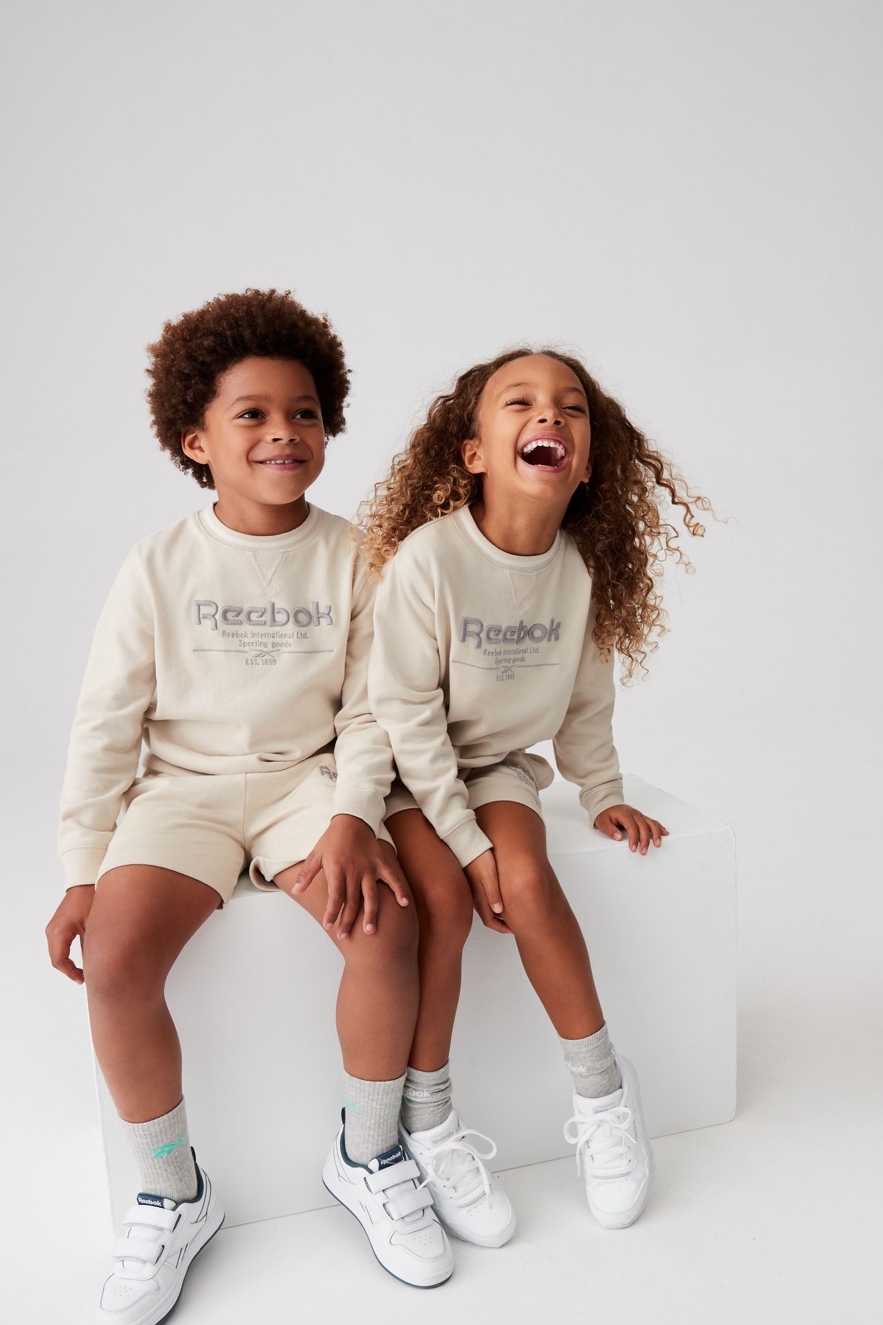 Buy Reebok Junior Sweatshirt and Shorts Set from the Next UK