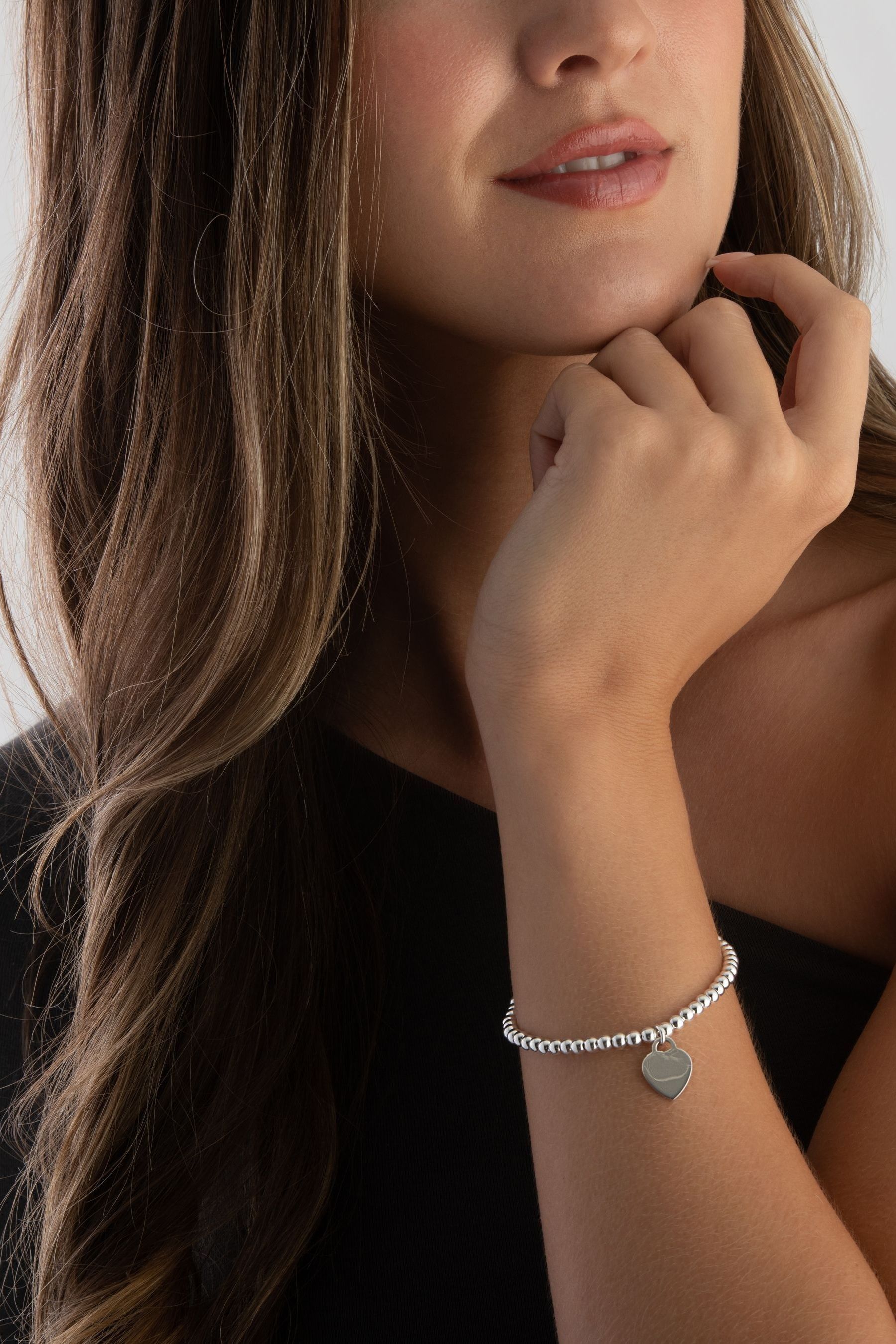 Silver bracelet clearance balls