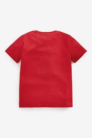 Spider-Man Red 100% Cotton Flippy Sequin License T-Shirt (3-14yrs) - Image 3 of 4