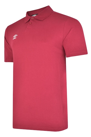 Umbro Red Club Essential Polo Shirt