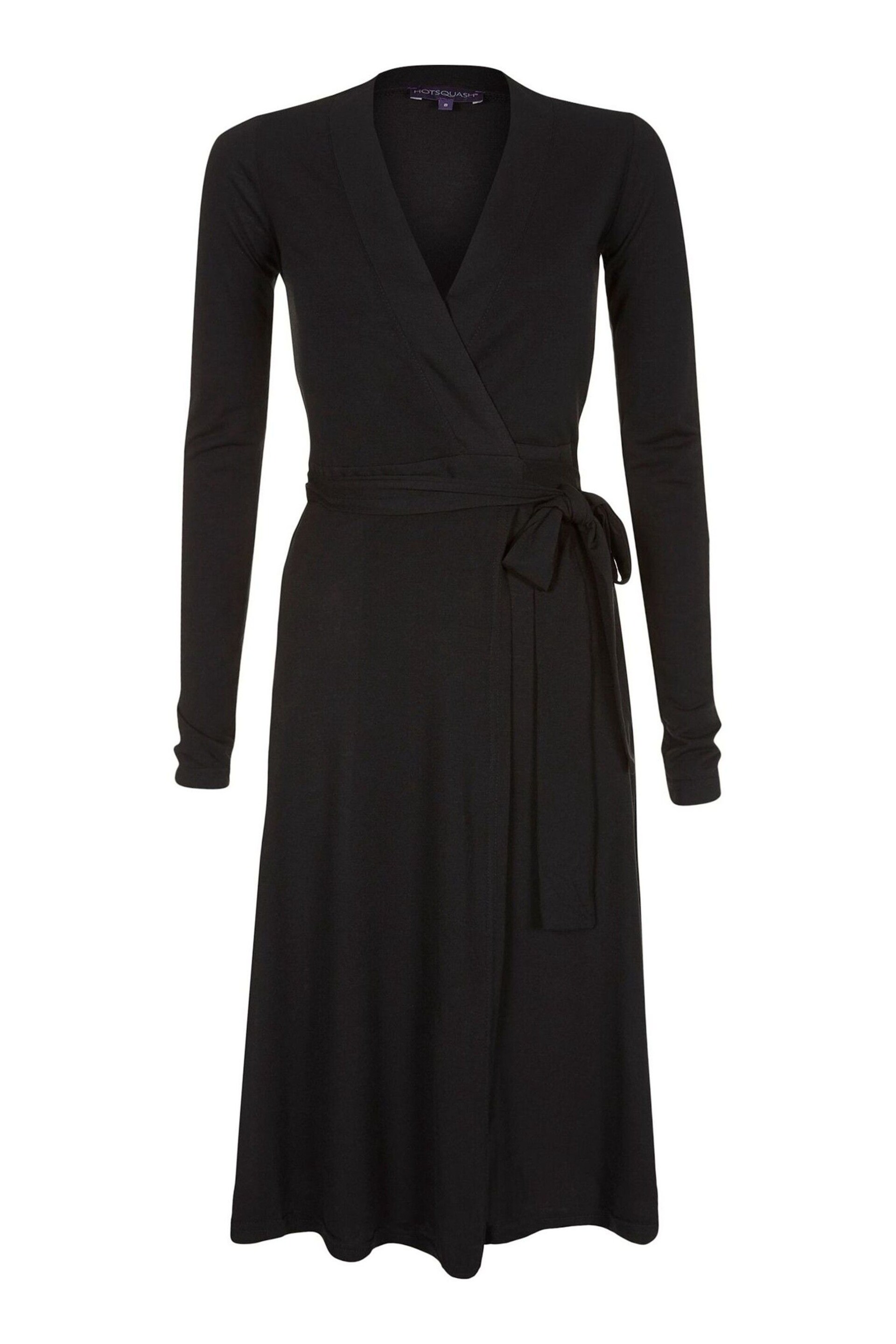 HotSquash Black The Wrap Dress - Image 3 of 3