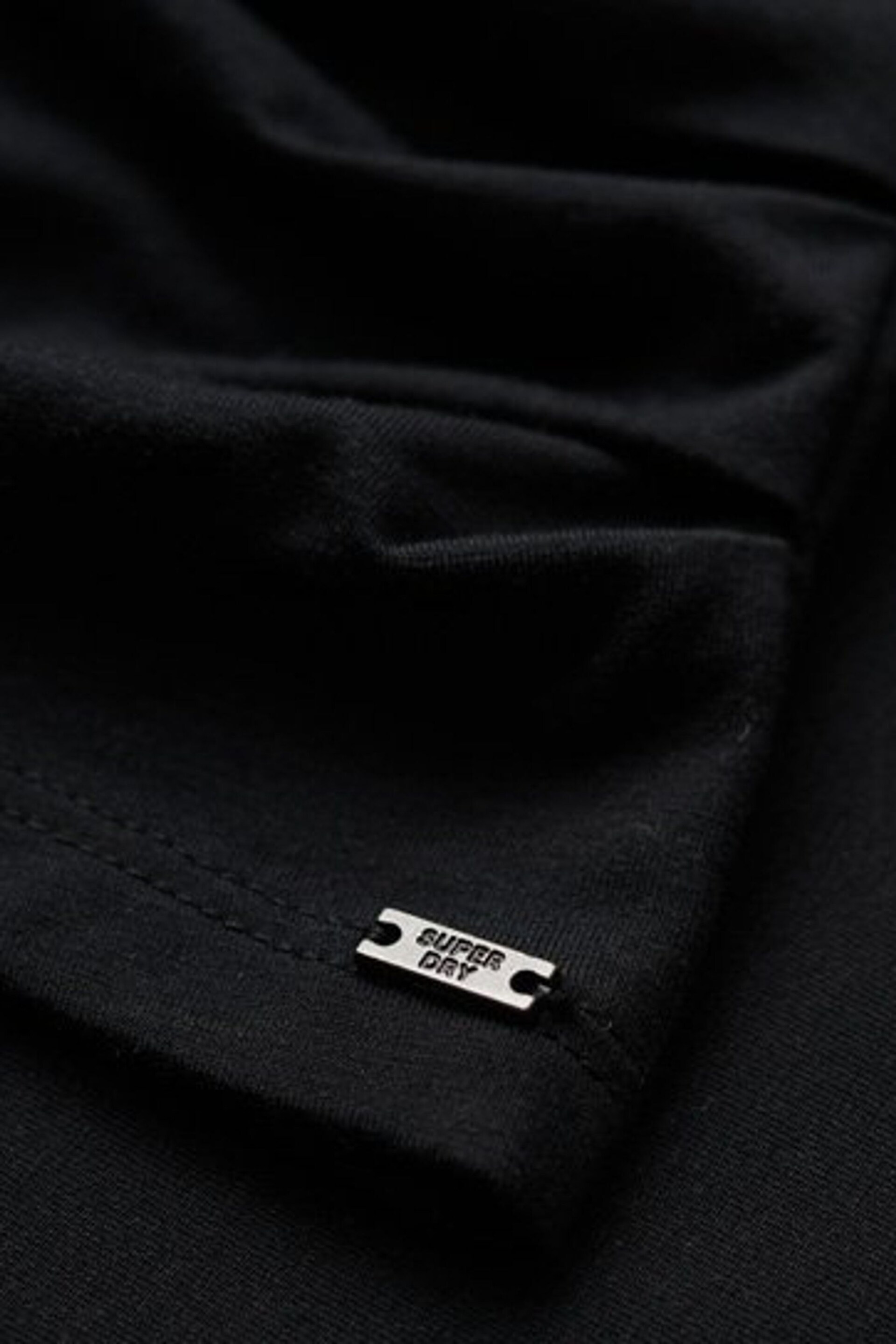 Superdry Black Long Sleeve Ruched Jersey Top - Image 5 of 5