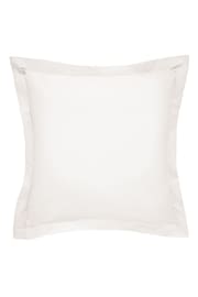 Bedeck Of Belfast Cream 1000 Thread Count Egytian Cotton Sateen Square Pillowcase - Image 2 of 3