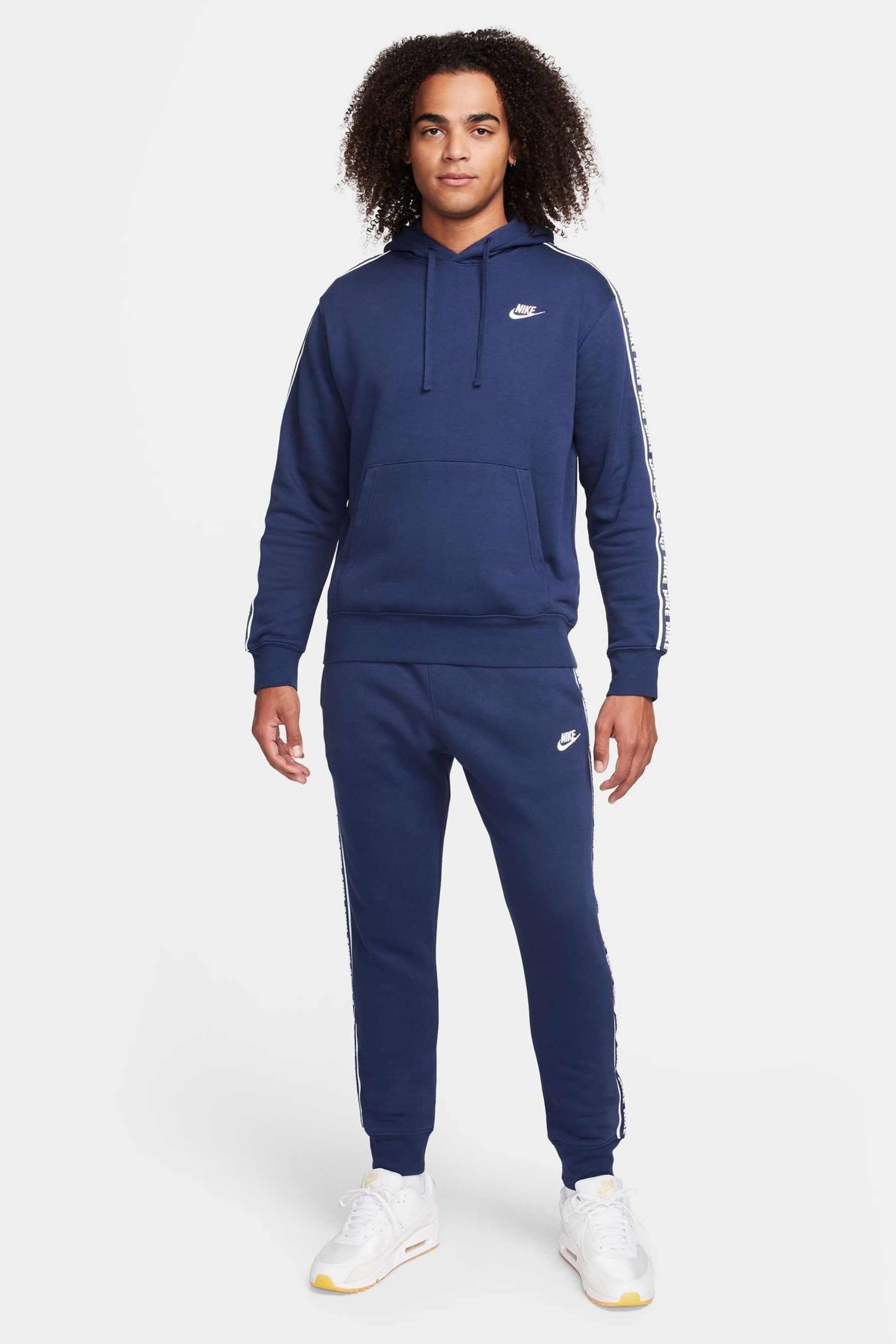 Nike club top tracksuit blue