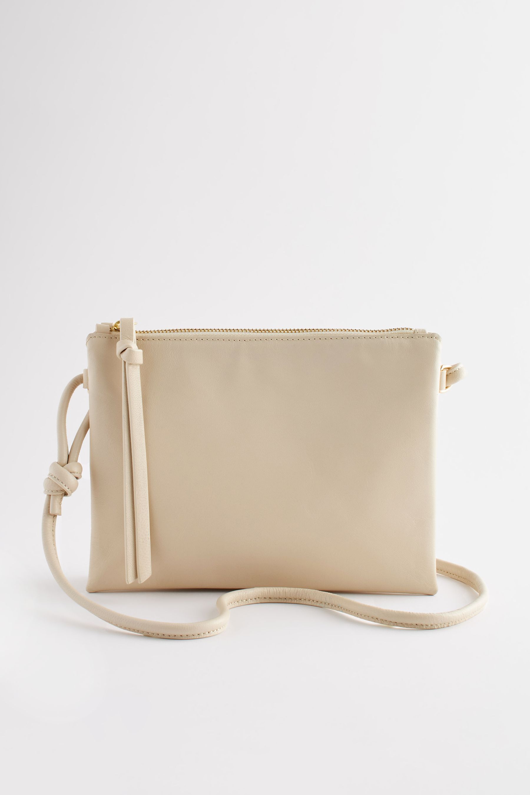 Buy Bone Cream Leather Cross Body Bag from the Next UK online shop