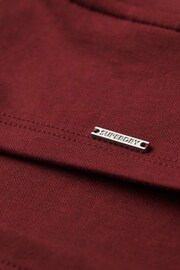 Superdry Red Jersey Open Back Top - Image 6 of 7